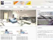 Tablet Screenshot of interieursuisse.ch